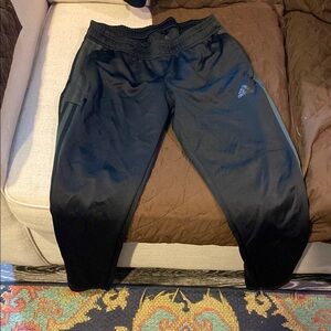 Adidas Black Jogger Sweatpants Relaxed Fit